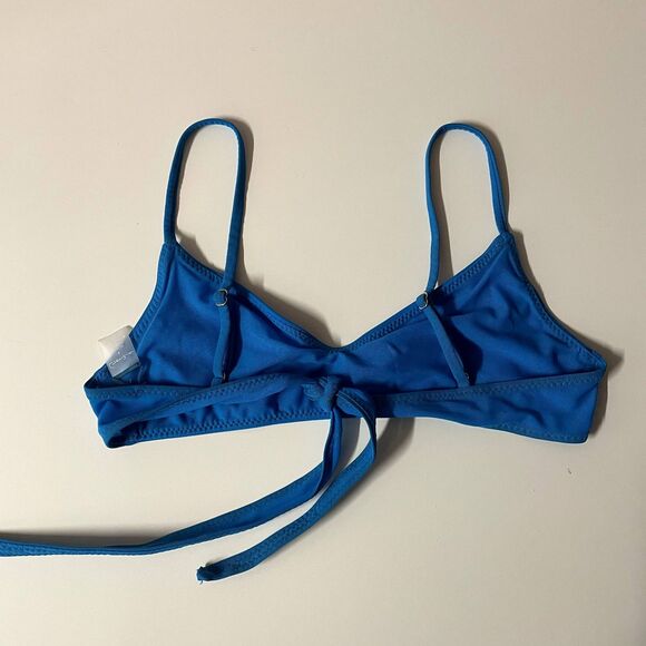 Gonza Revolve NWOT Turquoise Bikini Top Size S - Picture 2 of 8